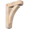 Ekena Millwork Thorton Craftsman Smooth Bracket w/ Offset Brace, Douglas Fir, 7 1/2"W x 28"D x 36"H BKT0806X28X36THR04SDF - alternate 1